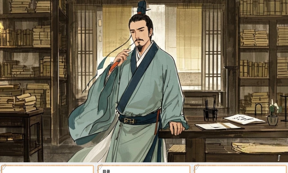 中考二轮复习——文言文人物篇