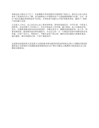 XX集团客户部实习感受