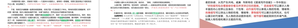 中考作文复习专题：阅卷重点与备考招法