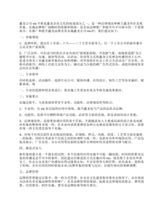 ×公司VIS应用实施建议