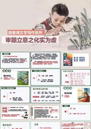 专题8 审题立意之化实为虚