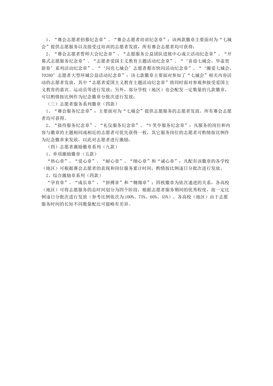 “七城会”志愿者徽章发放方案_第2页