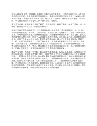 “新解放新跨越新崛起大讨论活动考察学习心得体会