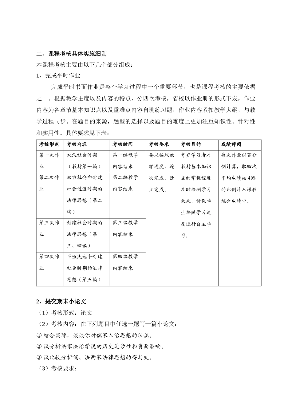 中国法律思想史课程考核_第2页