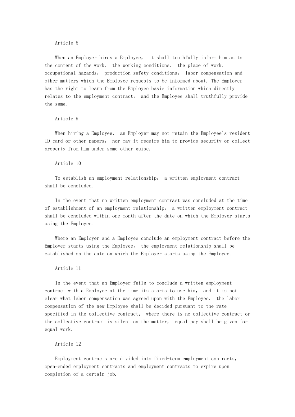 劳动合同法英文_第3页