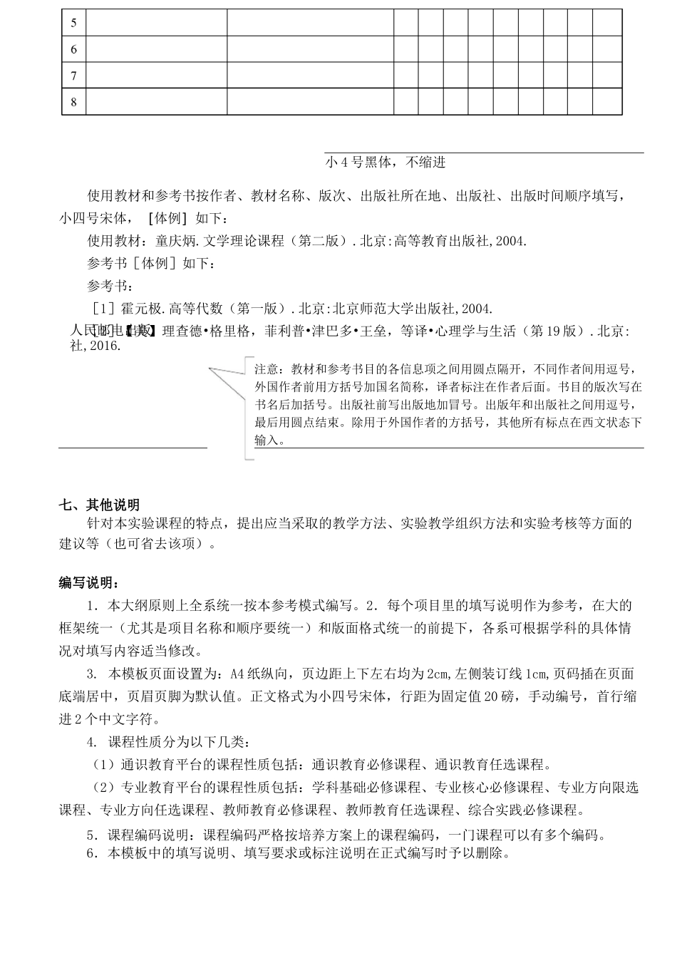 实践课程教学大纲模板_第2页