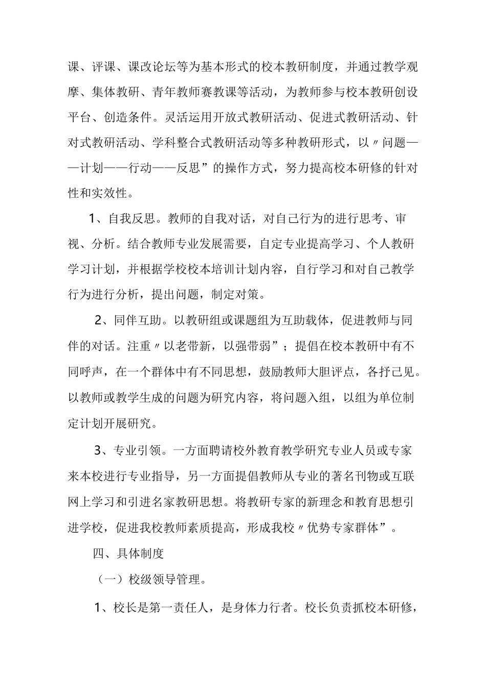 四扣小学教师中长期培训规划_第3页