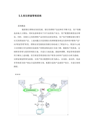 恒生财富管理系统