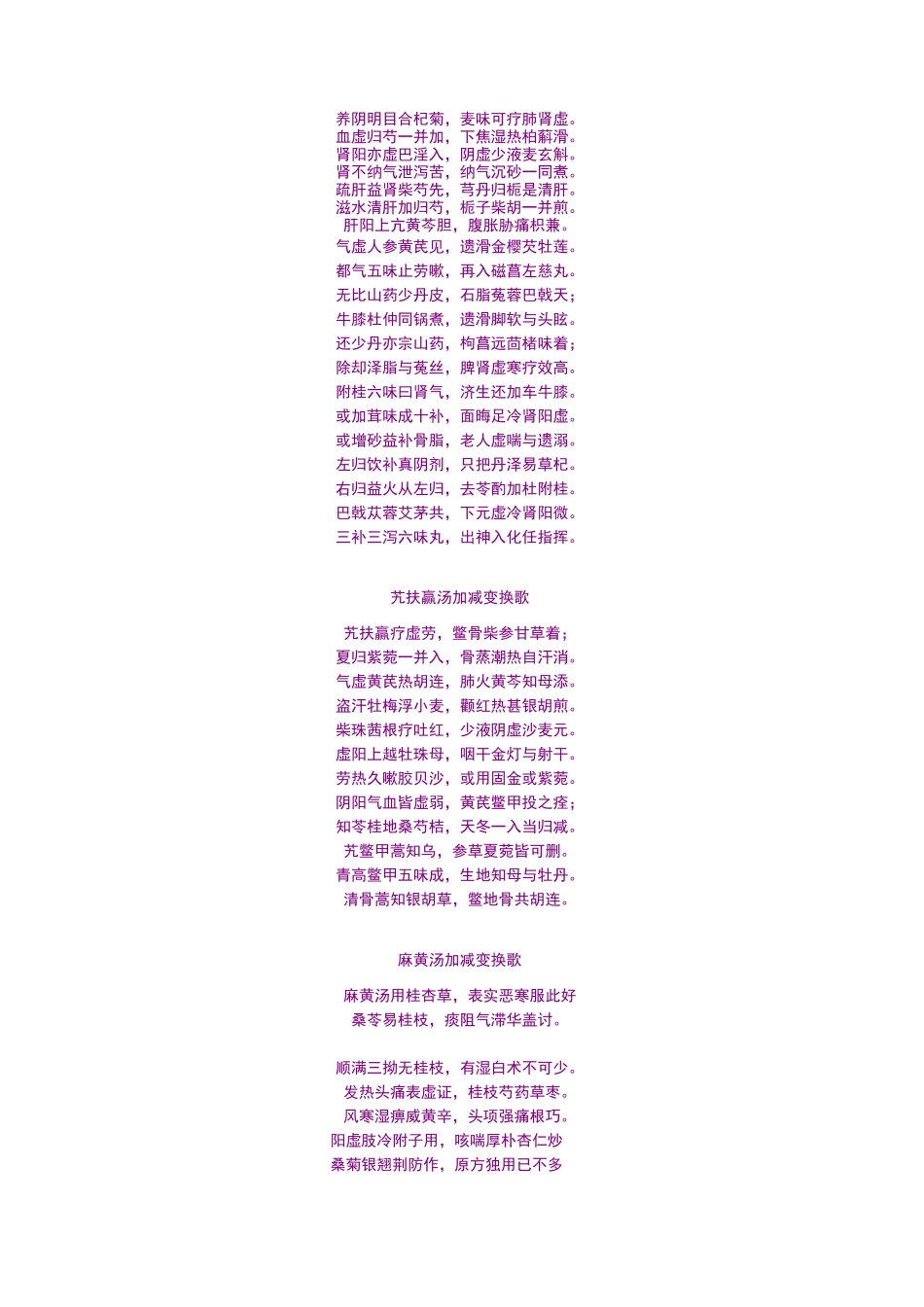 中医加减汤头歌诀_第2页