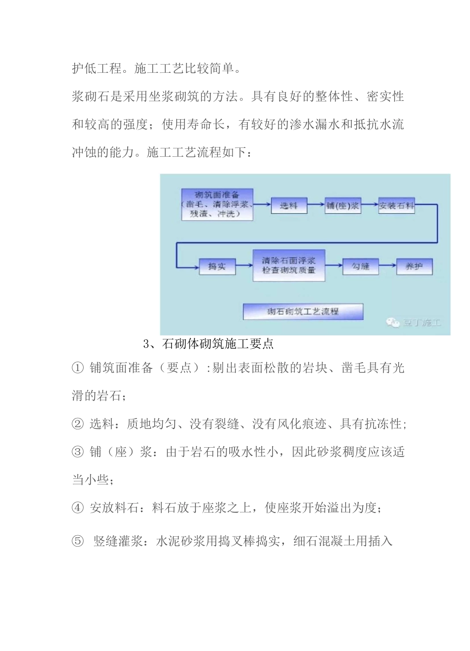 石砌体施工工艺标准_第3页