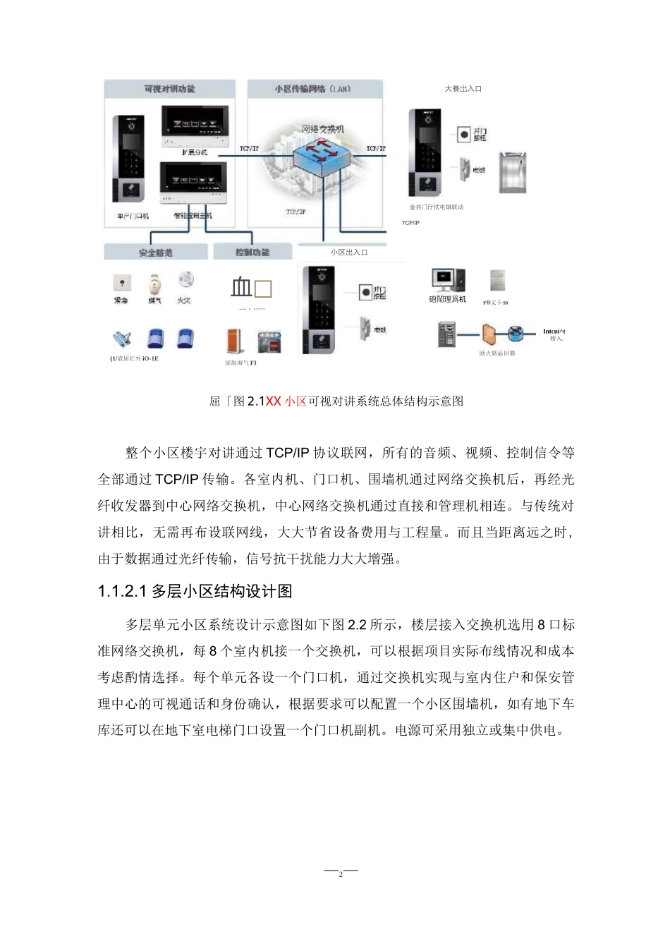 可视对讲系统施工方案_第2页
