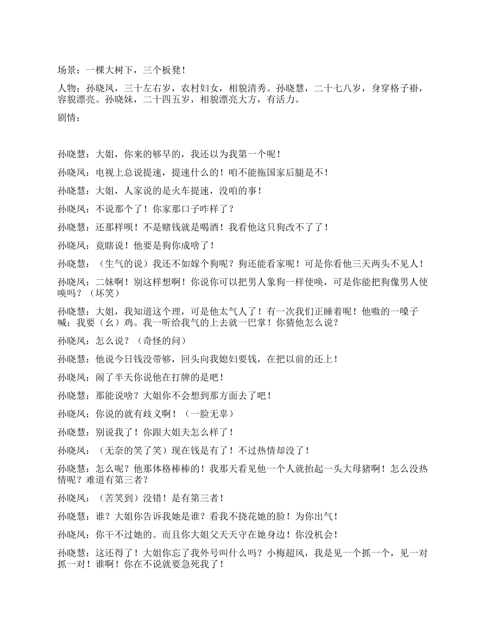 《乡村爱情》之三个女人一台戏_第1页