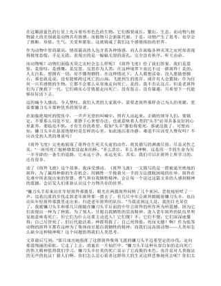 《斑羚飞度》读后感