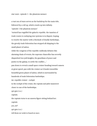 《星球大战前传I魅影危机》StarWarsEpisode1