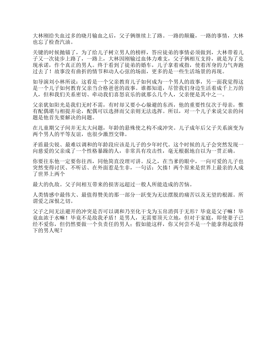 《男人上路》电影观后感_第2页