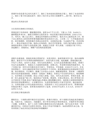 一位选调生的闪光人生