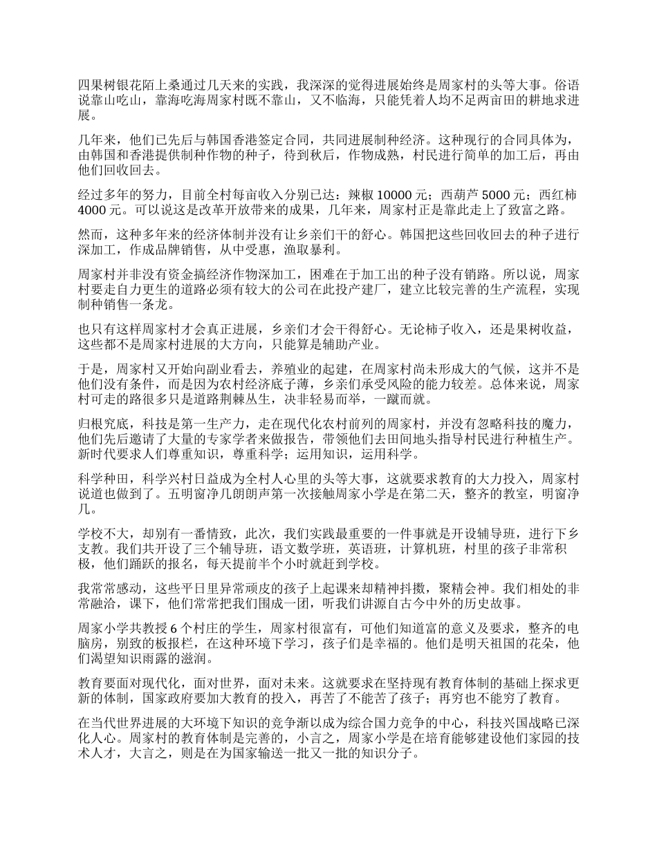 一片晴朗的天空------暑期社会实践报告_第3页