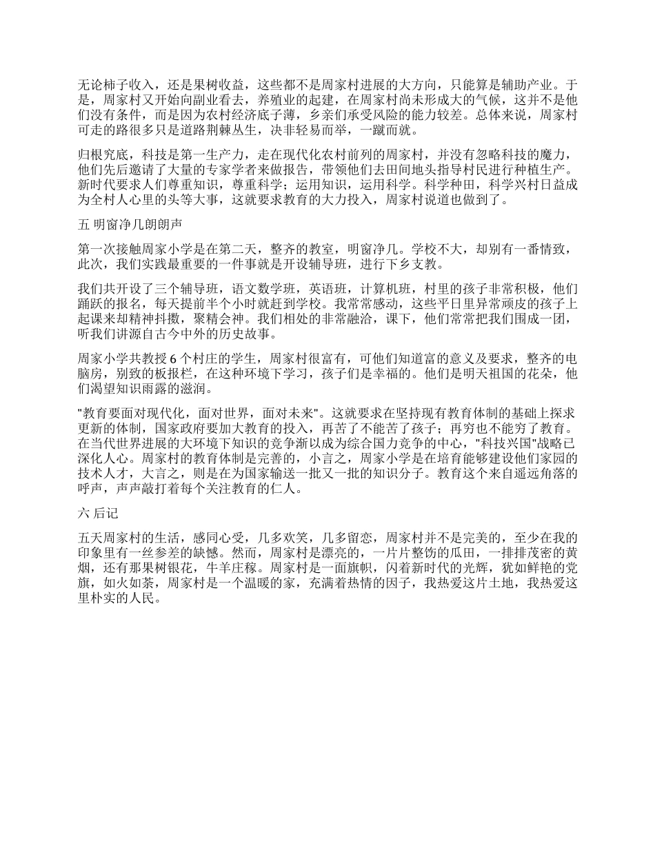 一片晴朗的天空暑期社会实践报告_第3页