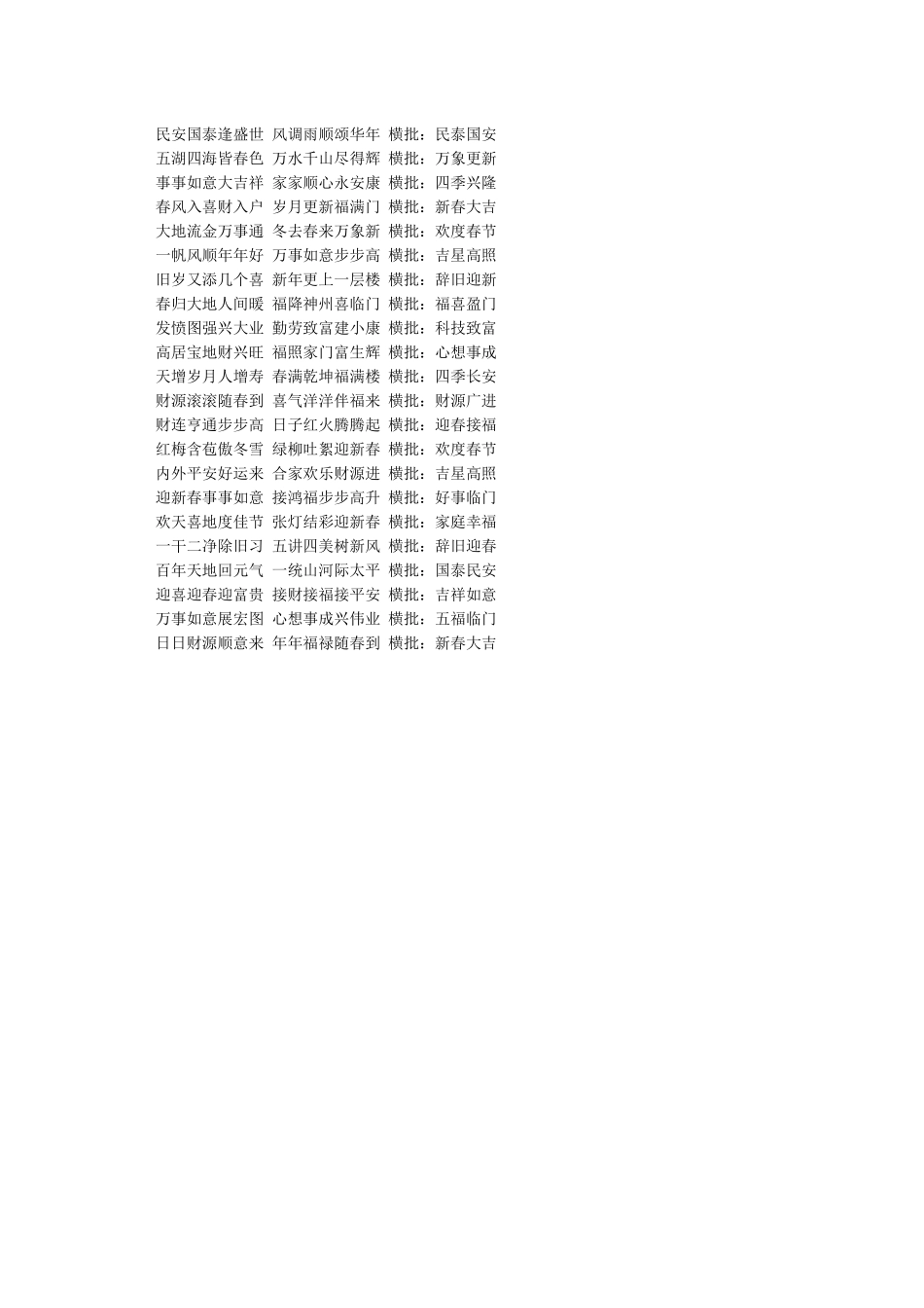 七字对联春联大全-对联大全_第3页