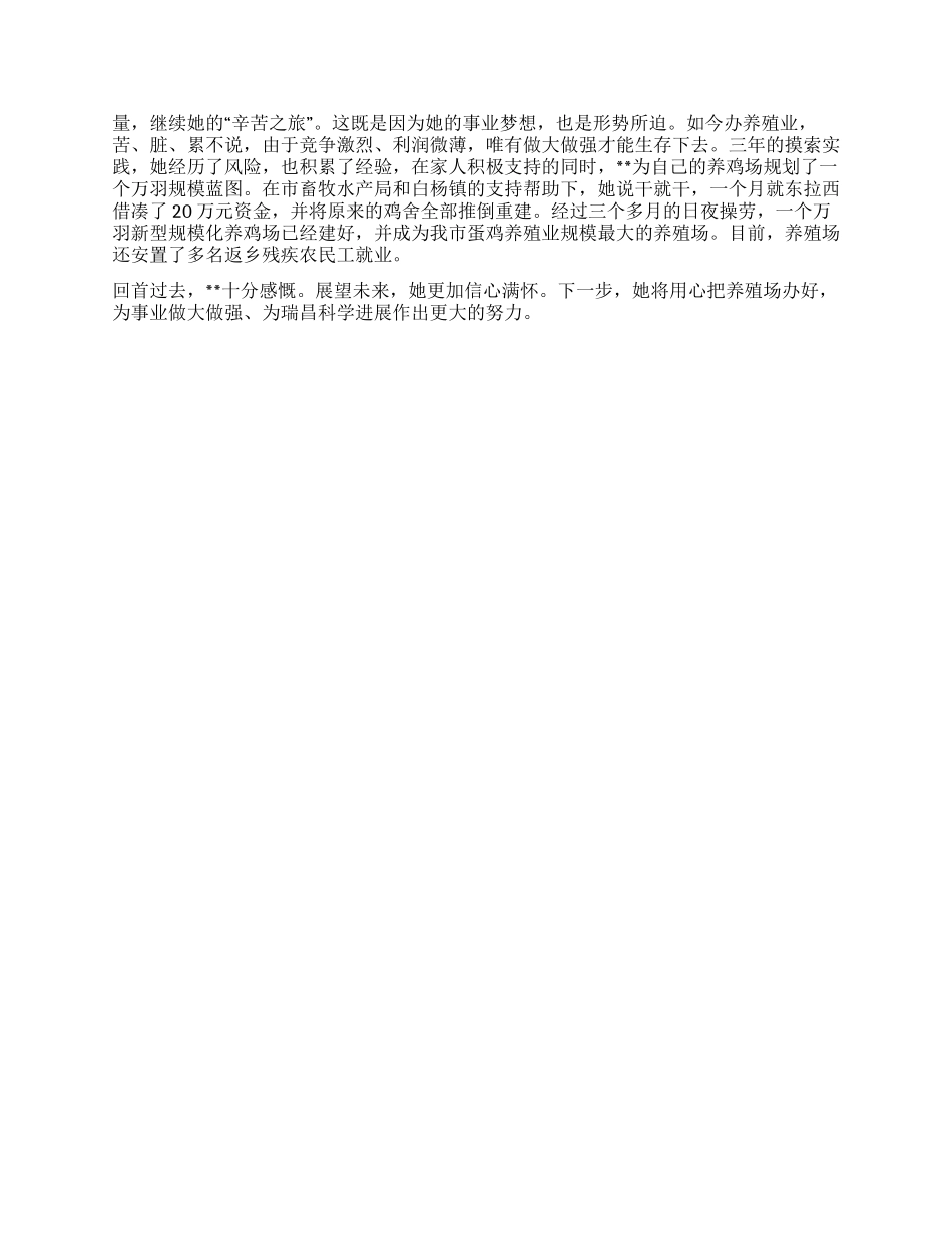 下岗职工创业事迹介绍_第2页