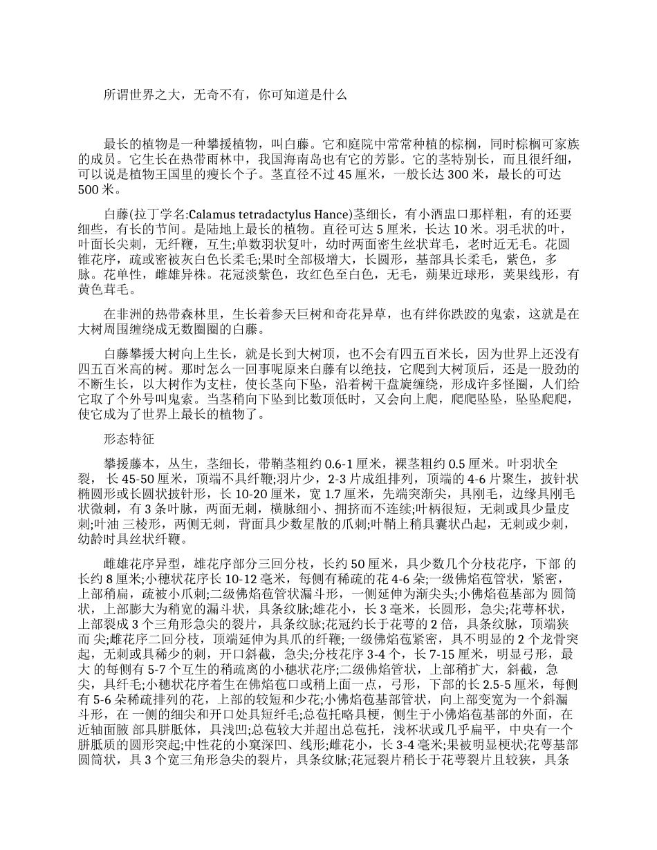 世上最长的植物_第1页