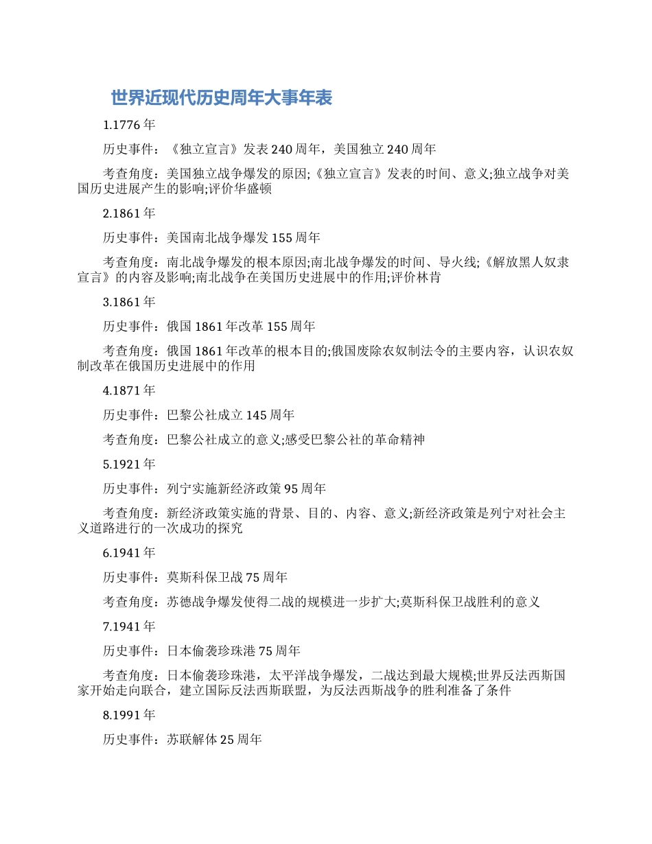 世界近现代历史事件_第1页