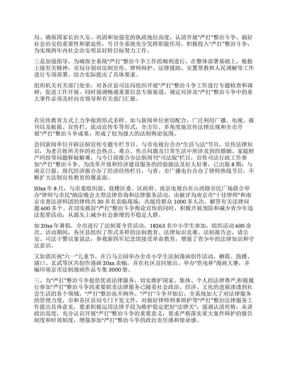 严打整治斗争工作总结_第2页