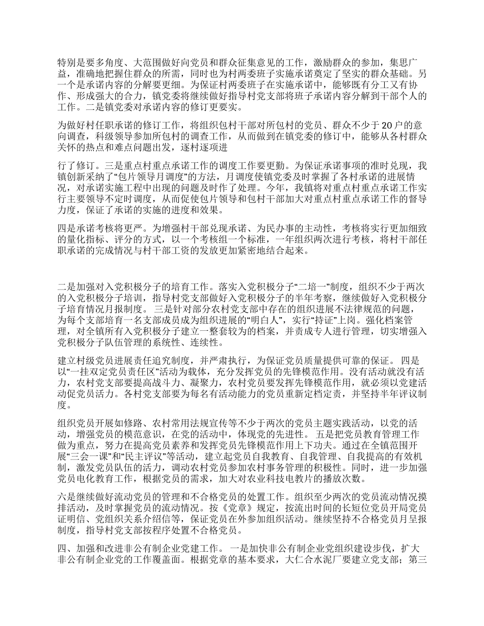 中共铁厂镇委员会2024年度基层组织建设计划_第2页