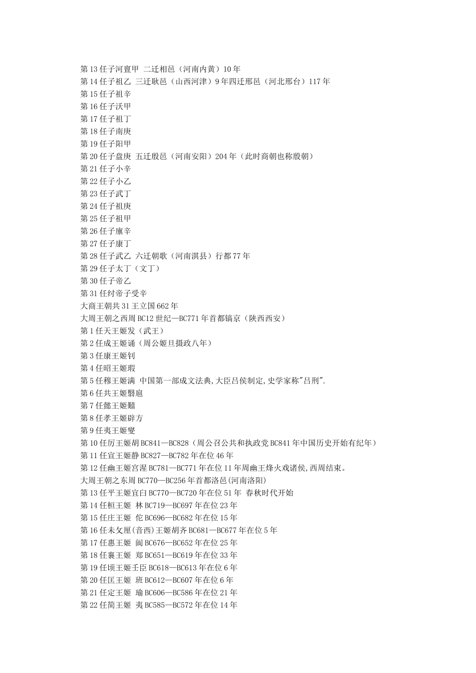 中国历朝历代皇帝列表_第2页