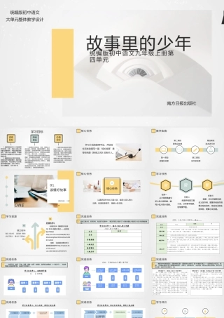 统编版初中语文九年级上册第四单元：故事里的少年