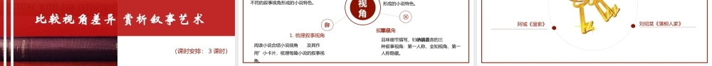 统编版初中语文九年级下册第二单元：打开小说阅读的三把钥匙