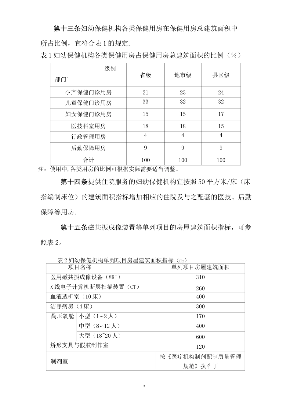 妇幼保健机构建设标准_第3页