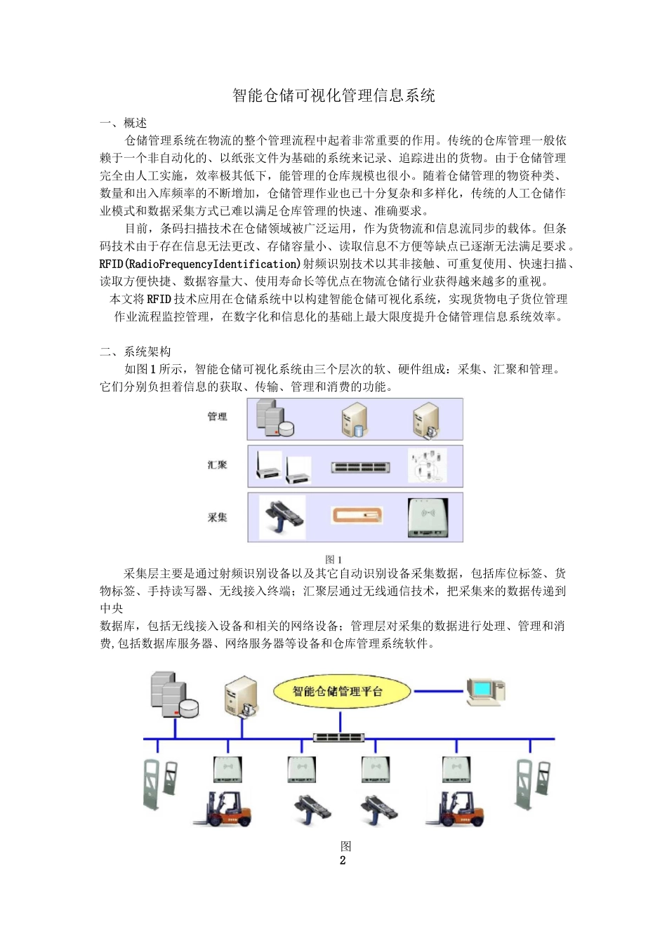 (仓库管理)智能仓储可视化系统_第1页
