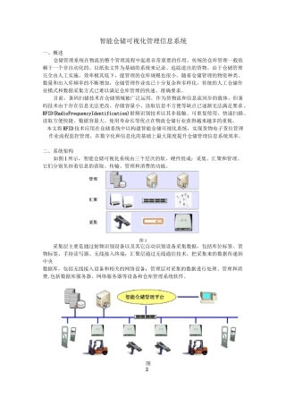 (仓库管理)智能仓储可视化系统