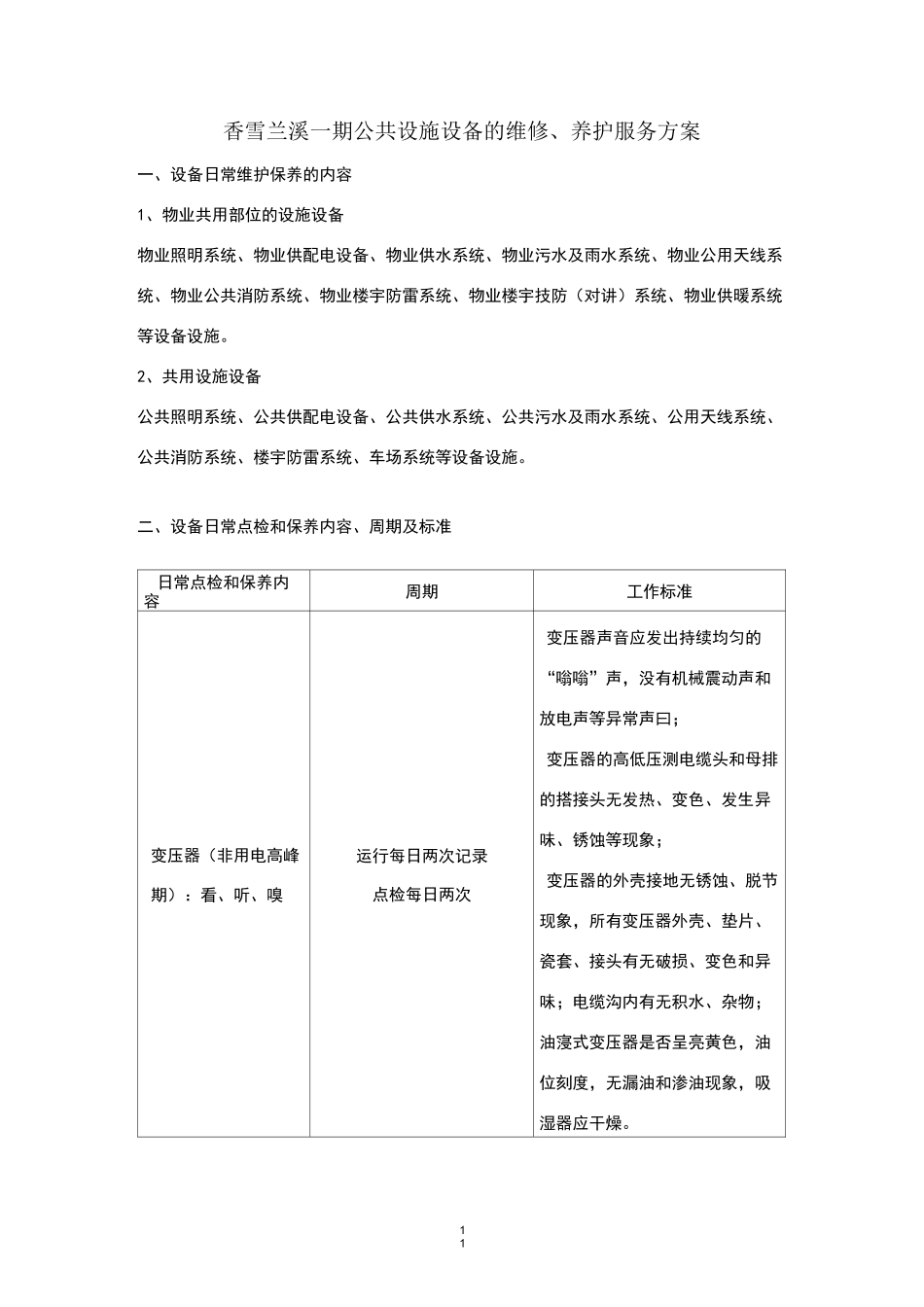 年度保养计划_第1页