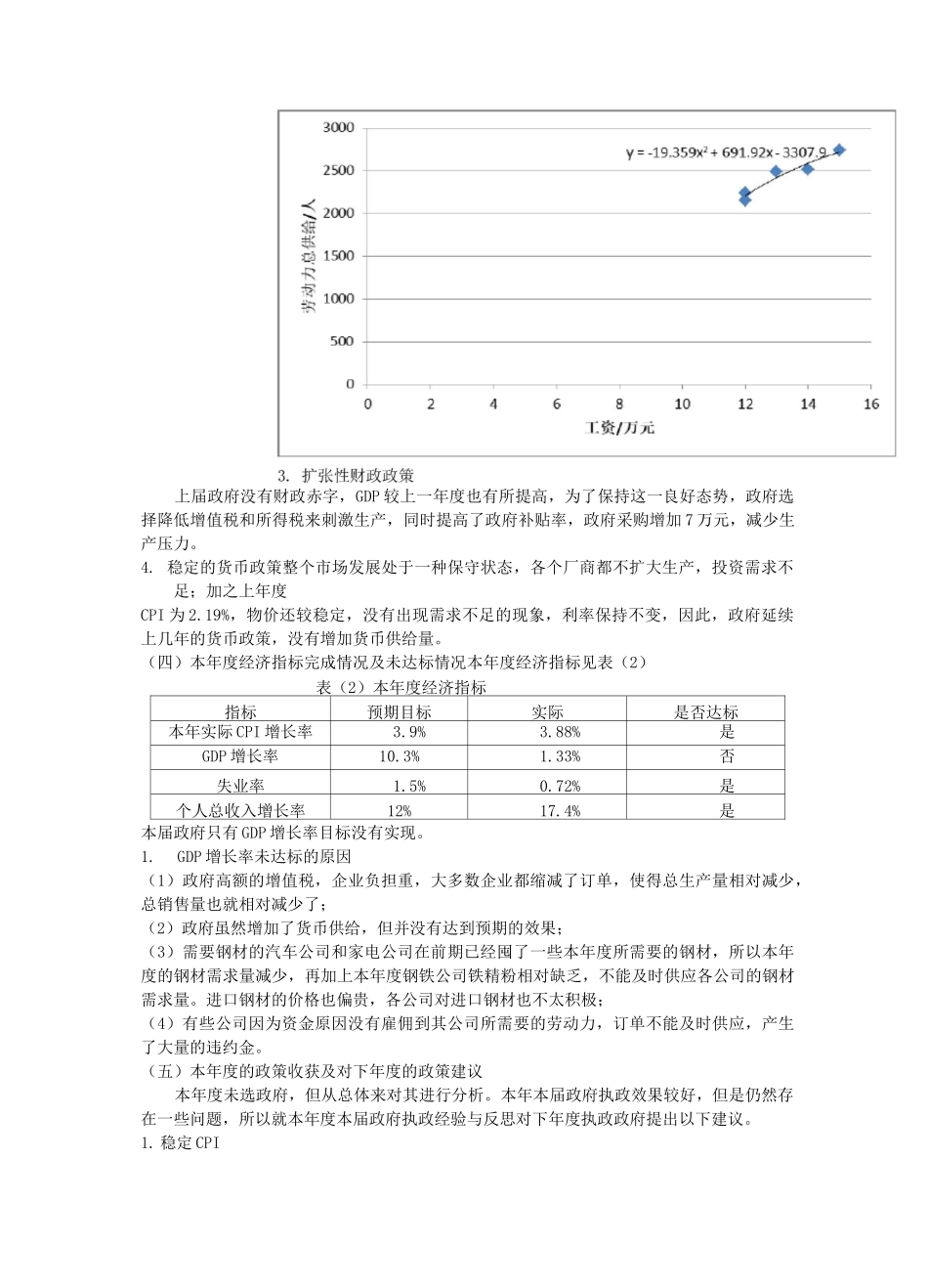 西方经济学模拟实验报告_第3页