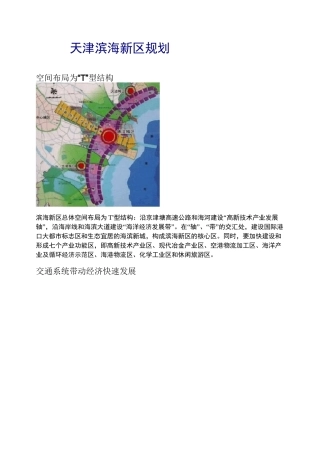 未来天津滨海新区规划全面介绍_图文