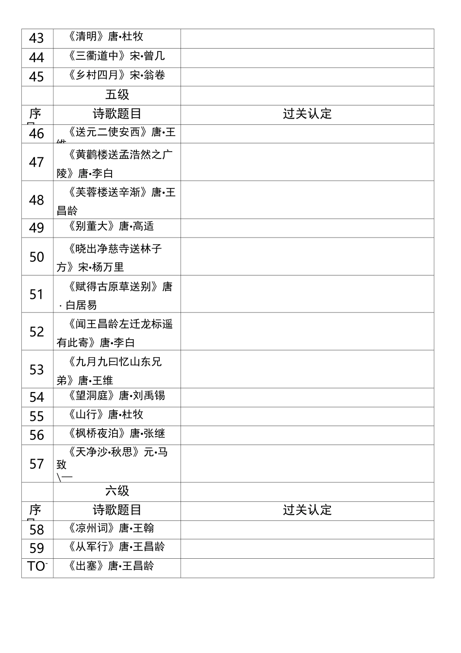 小学古诗词考级_第3页
