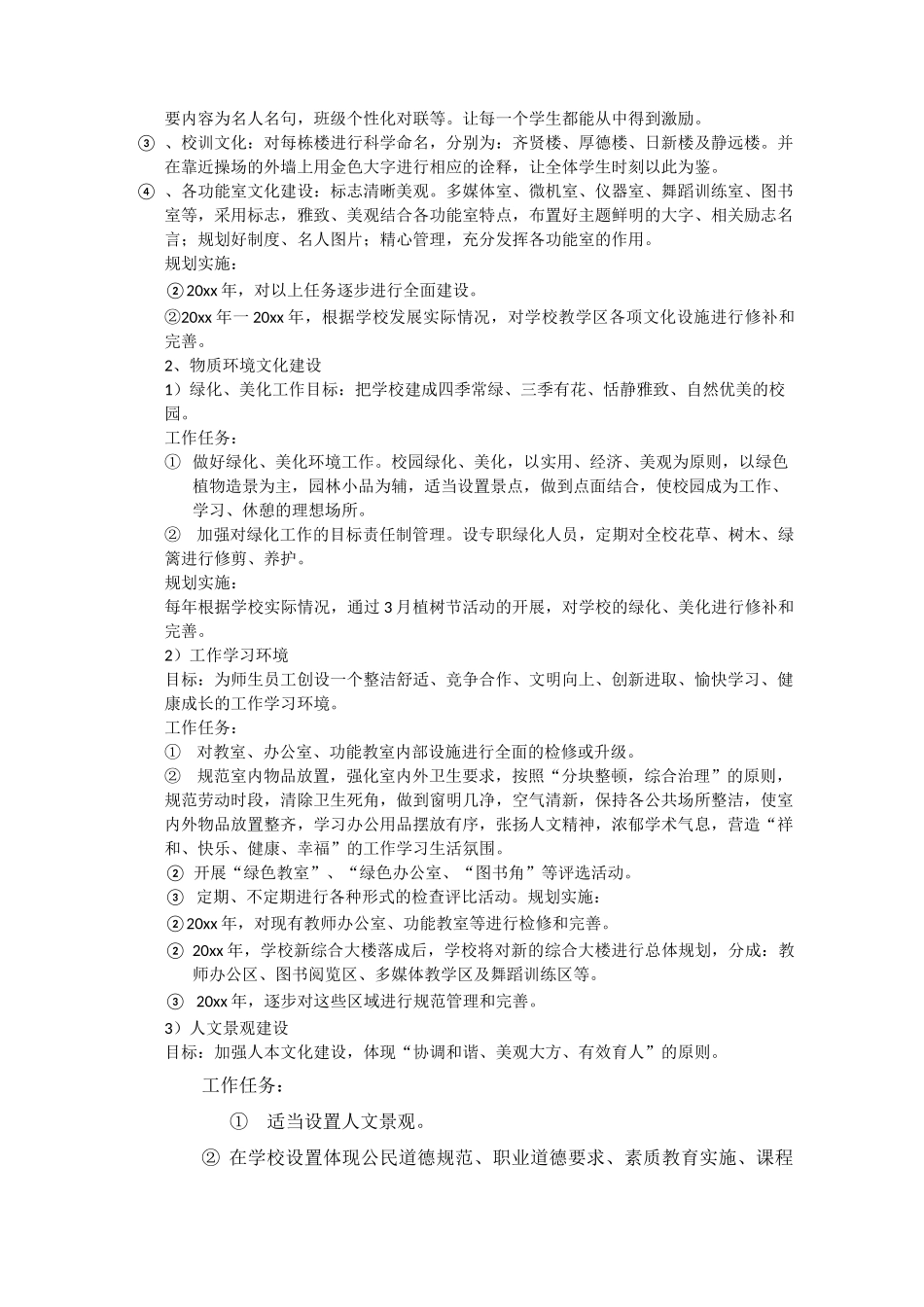 校园文化建设实施方案_第2页