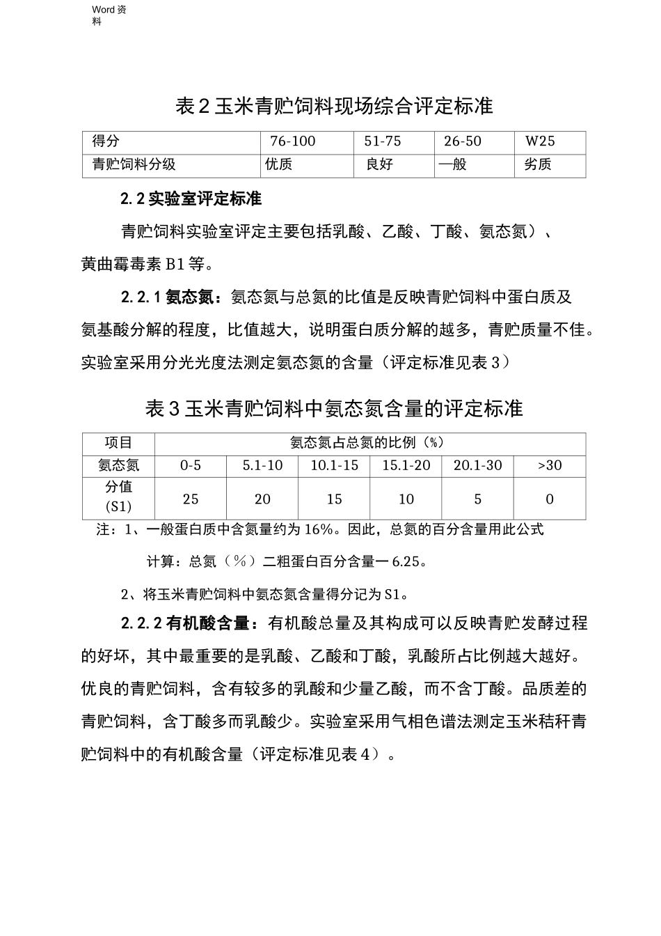 玉米青贮质量标准_第3页