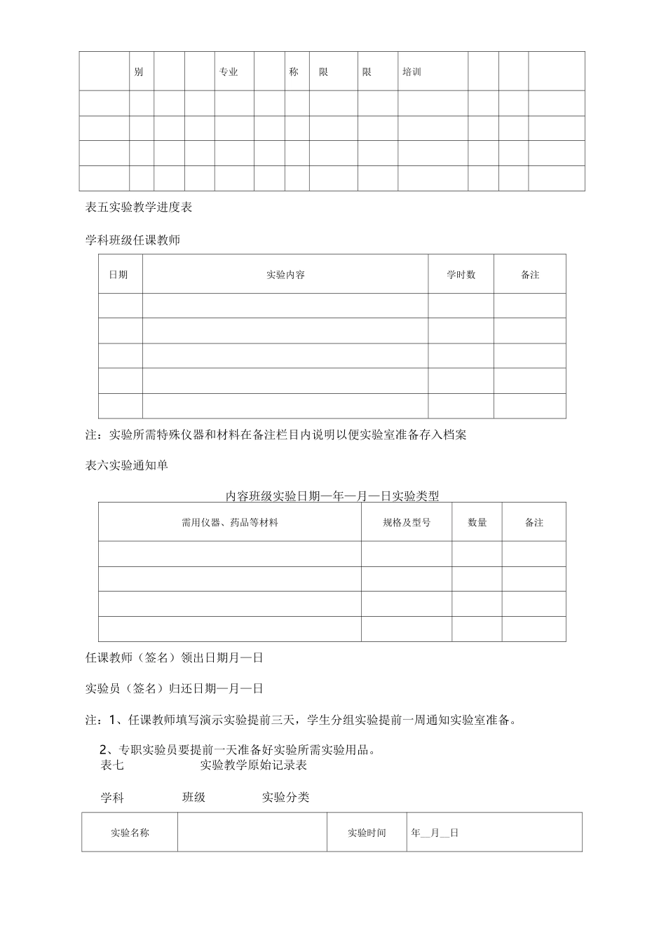 实验室管理表格_第2页