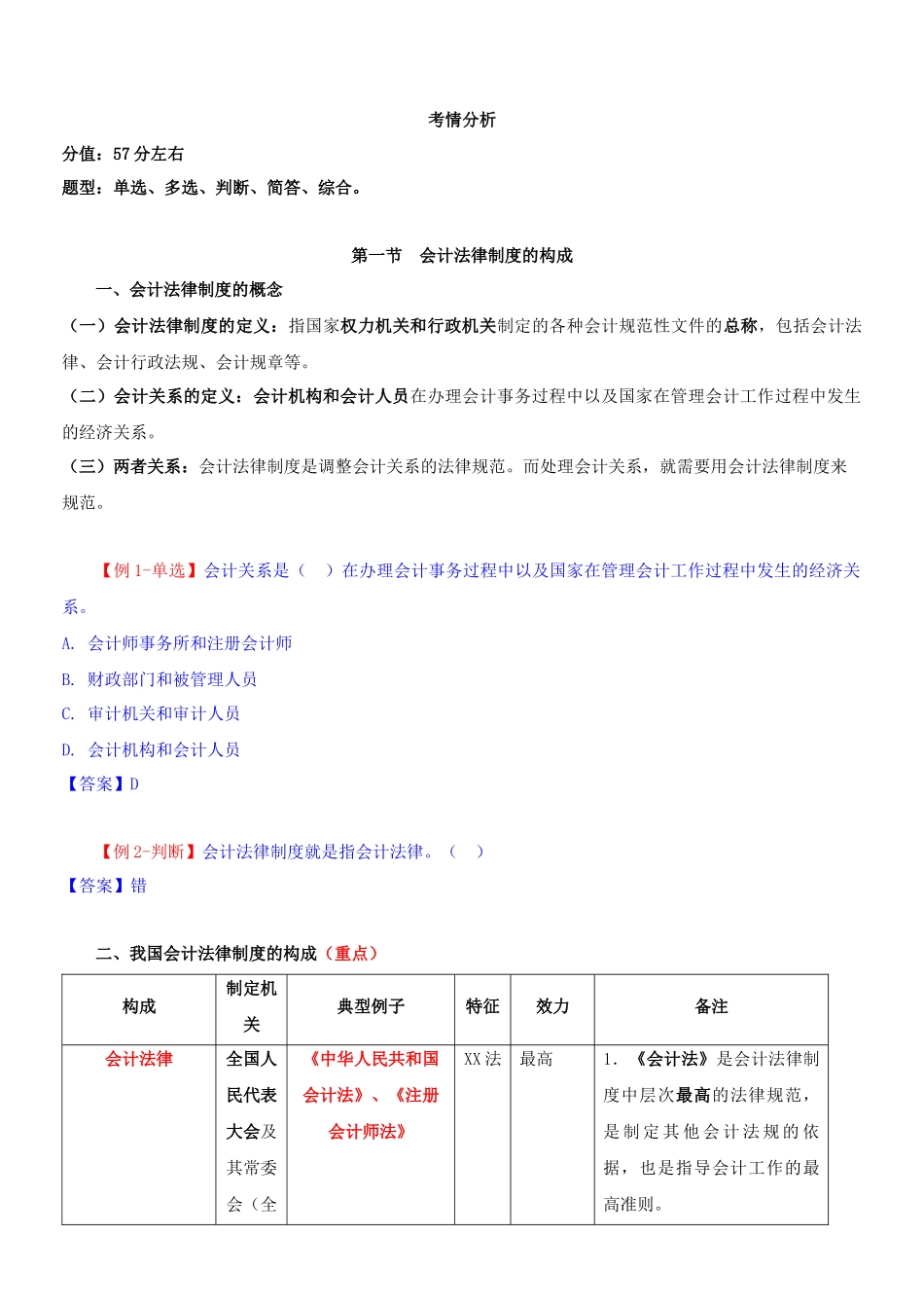 会计从业资格考试《经济法规与会计道德》练习_第2页