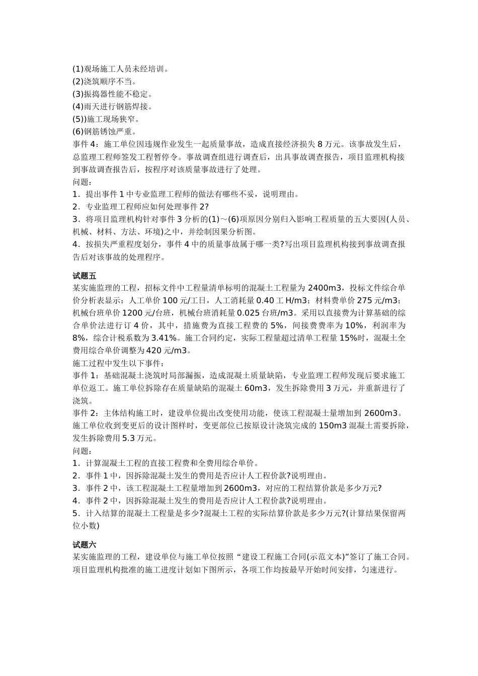 合同管理基础理论与相关法规质量投资进度控制)_第3页