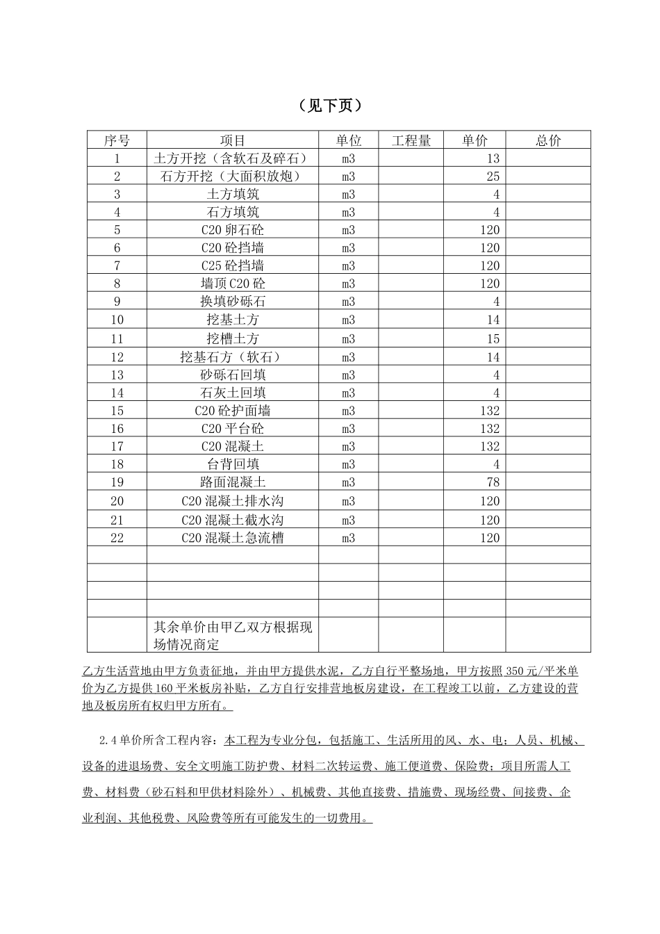 巴白路分包合同_第3页