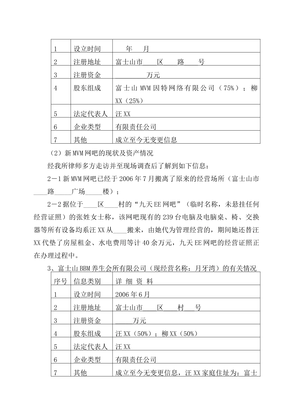 民事诉讼案件分析法律意见书_第2页