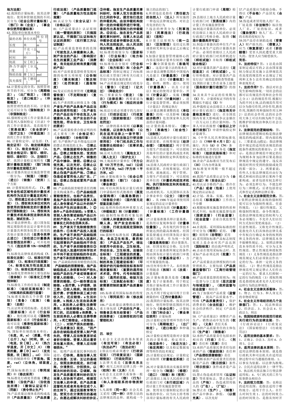 技术监督法律法规最终复习资料_第3页
