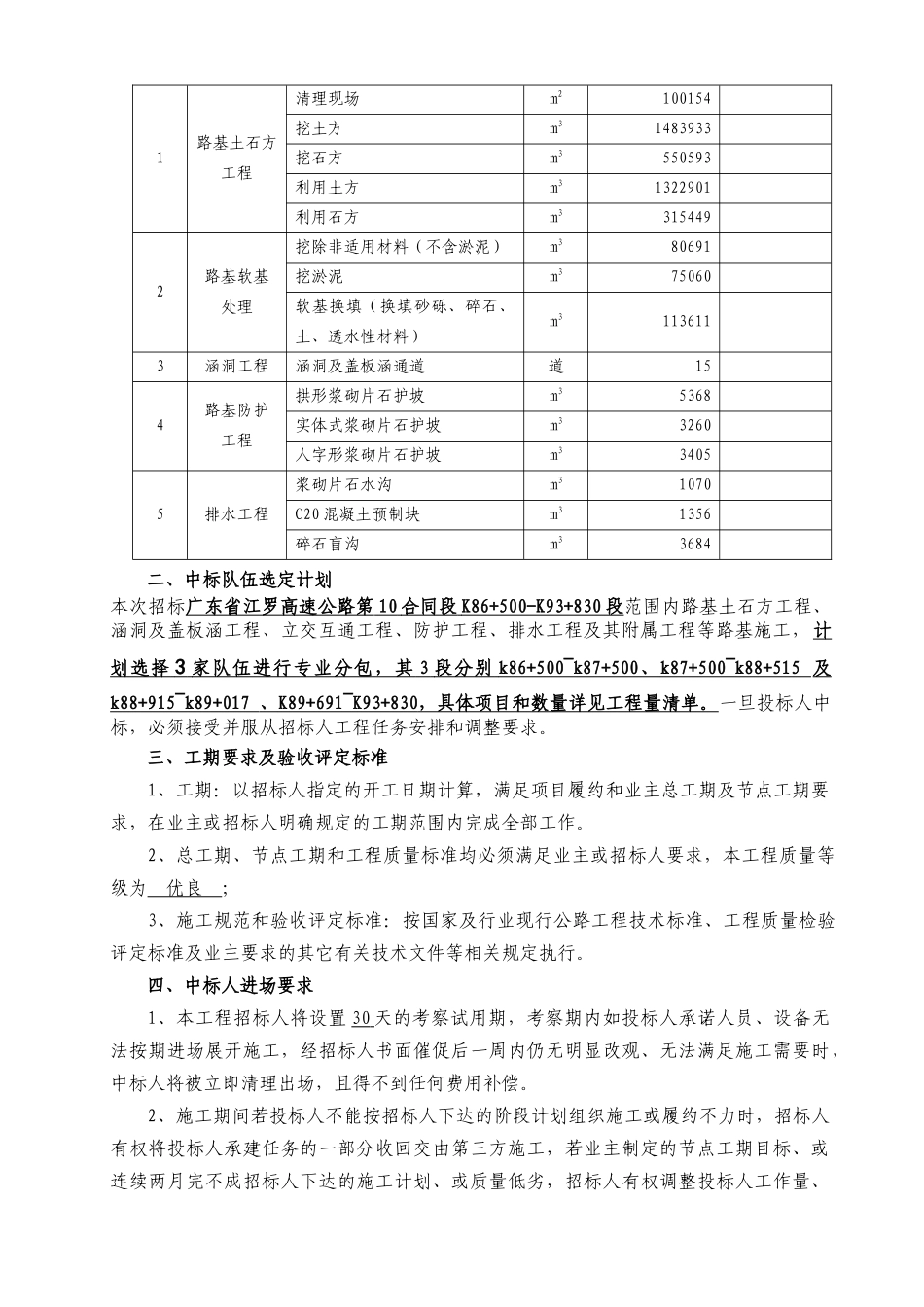 广东省江门至罗定高速公路第10合同段路基工程专业分包_第3页