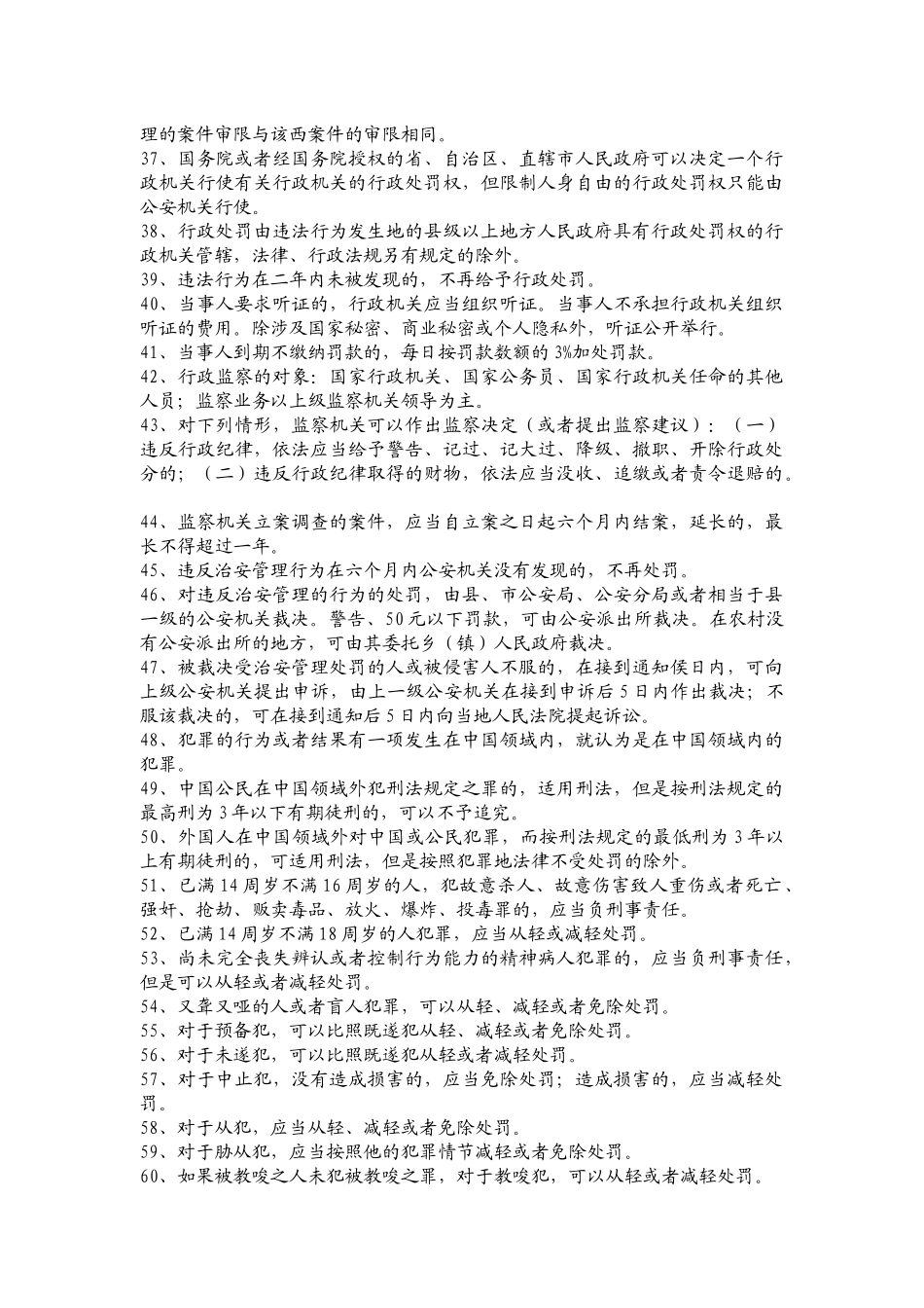 法律常识速记600条_第3页