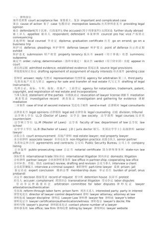 法律英语515926