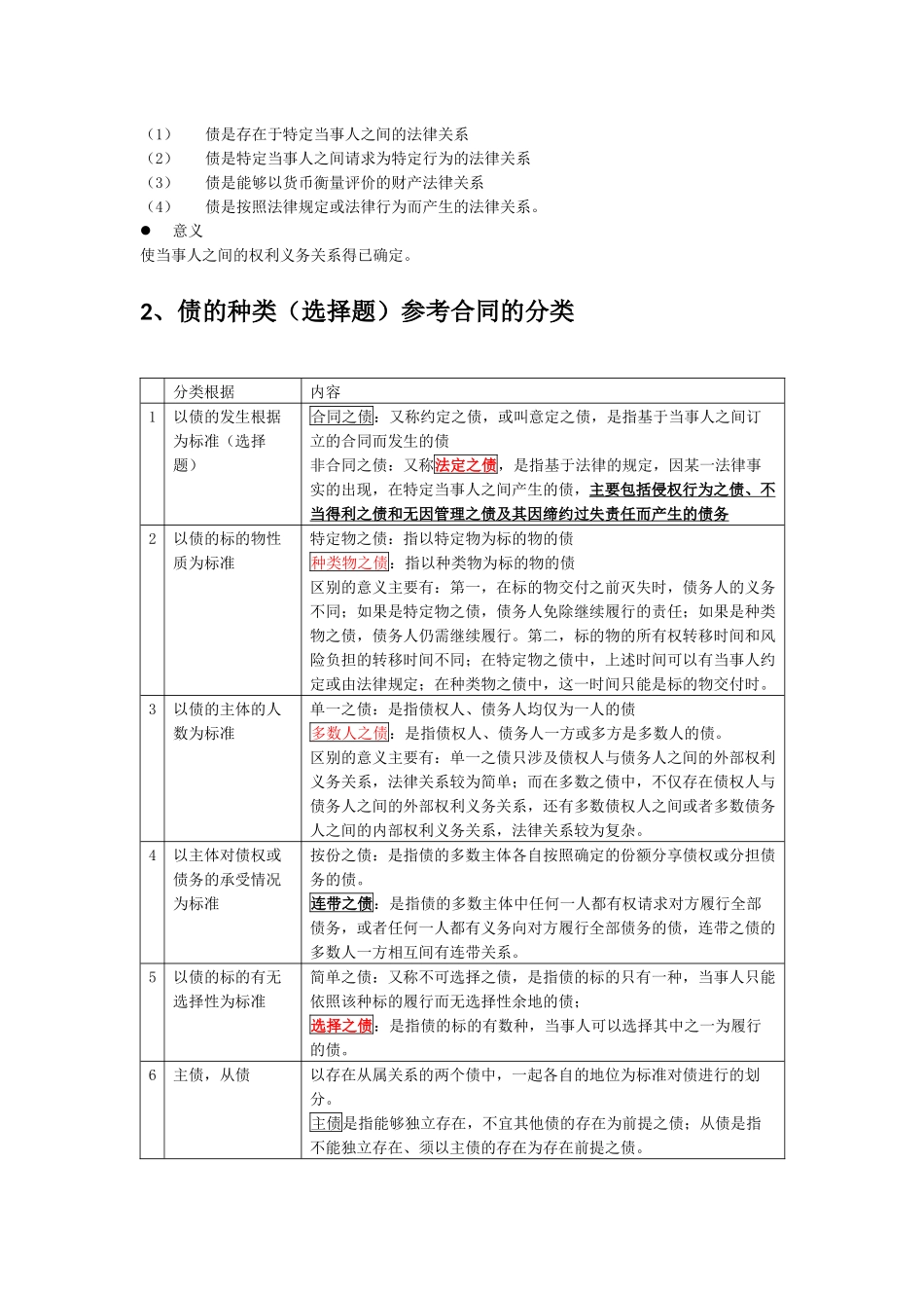 法硕民法第三篇债权与合同_第2页